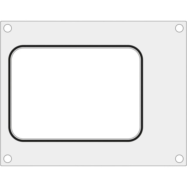 Forma matriz para la soldadora Hendi para bandeja sin división 187x137 mm - Hendi 805664