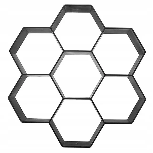 FORMULAR FÜR PFLASTERSTEINE CATHEAD PATH HEXAGON 29x29x4 cm.