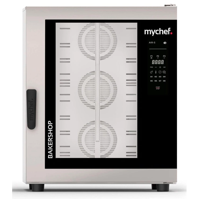 Forno a convezione a vapore | panetteria | 10x600x400 mm | 15,6 kW| 400 V | Mychef BAKERSHOP AIR-S 10E