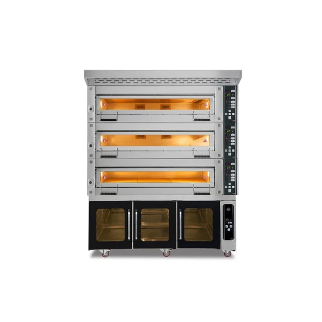 Forno da forno modulare 3-komorowy | elettrico | 34,5 kW| 400V | 1660x1020x2050 | MT/1200/2