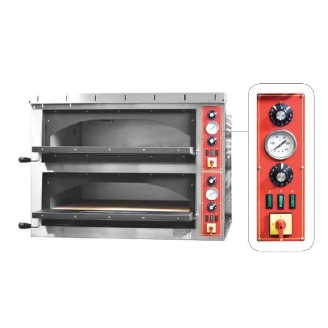 FORNO DE PIZZA 2-KOMOROWY 400V INVEST HORECA G-ML44 G-ML44