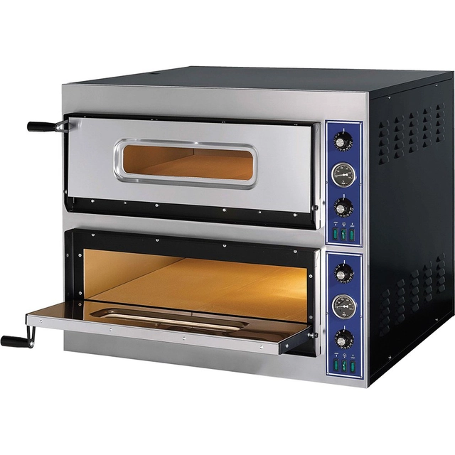 Forno de pizza GGF Linha E-Start 2-poziomowy 12x32 cm Stalgast 781312