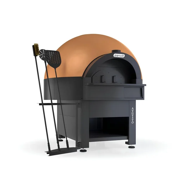 Forno de pizza napolitano | Forno rotativo para pizza | 12x30cm | 500°C | AUGUSTO PR E EM