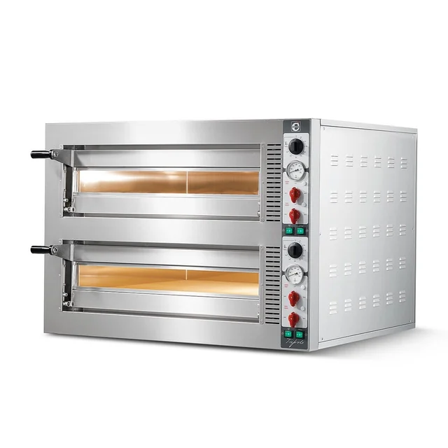 Forno elétrico para pizza Cuppone Tiepolo | duas câmaras | 6+6x35 | TP635/2CM