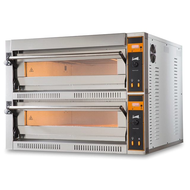 Forno elétrico para pizza | duas câmaras | 12x36 | SUPERIOR D 66 XL (TecproD66)