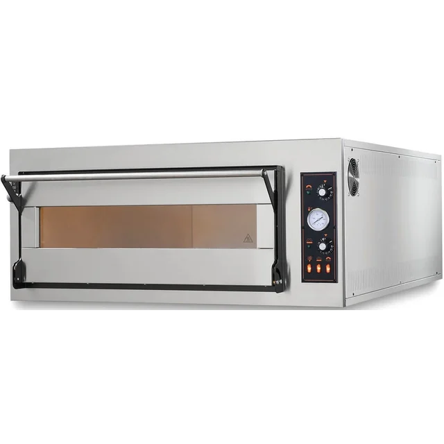 Forno elettrico per panetteria chamotte modulare con camera rialzata 2x600x400 | CUCINARE 4H (TR4H)