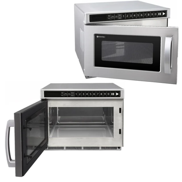 Forno Microondas Profissional Gastronomia Microondas USB Hendi 281376