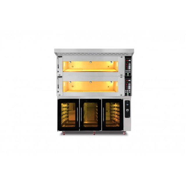 Forno modulare 2-komorowy | elettrico | 27,4 kW | 400V | 1660x1400x1930 | MD/1400/2 RQ