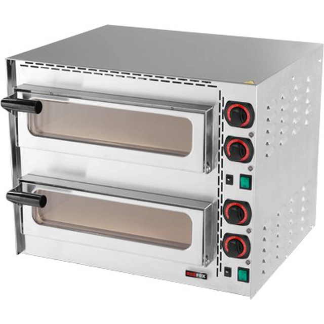 Forno Per Pizza Con Argilla Refrattaria 2x Ø35 cm 230V Redfox 00007946