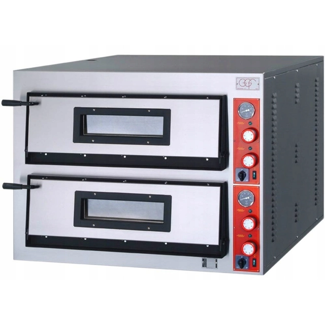 Forno per pizza GGF F-Line 2-poziomowy 18x36 cm | Stalgast 781712