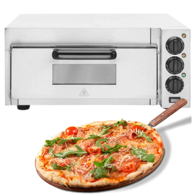 Forno per pizza piccolo 1-poziomowy 2000W Hendi 220290