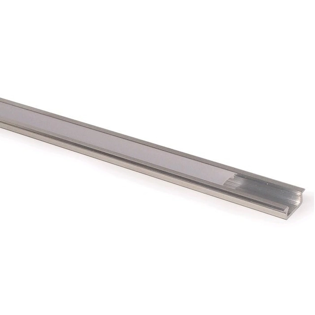 Forsænket LED-profil B (fliser), længde 202cm, aluminium