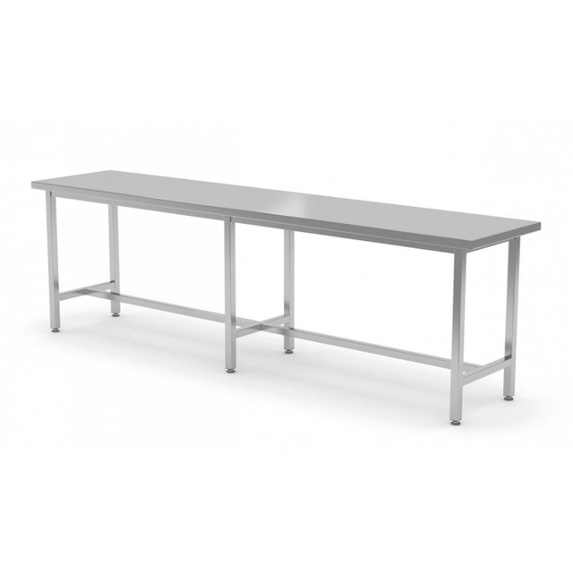 Förstärkt mittbord utan hylla 2000 x 800 x 850 mm POLGAST 111208-6 111208-6