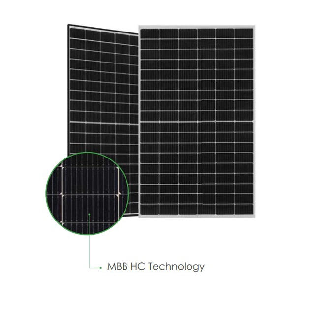 Fotoelementu modulis PV panelis 405Wp Jinko MM405-54HLD-V Mono melns rāmis