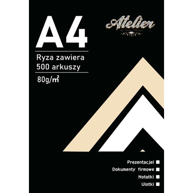 Fotokopēšanas papīrs A4 80g Ateljē1-paleta 64Kartony