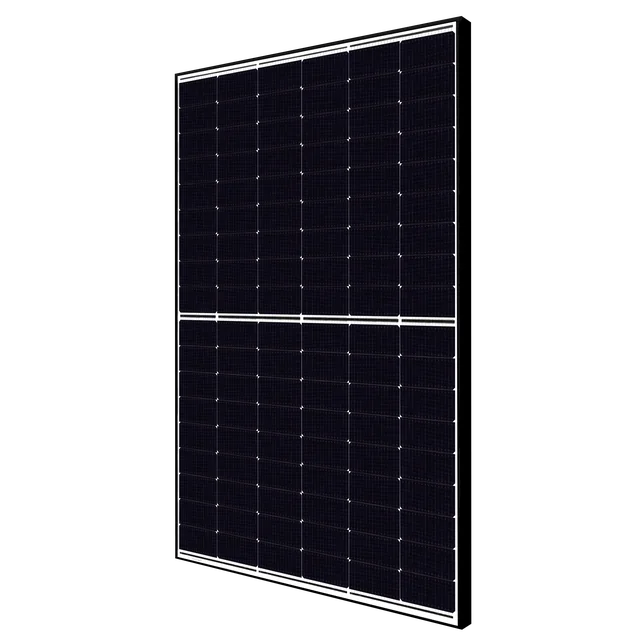 Fotovoltaikus panel kanadai CS6R-T TOPHiku6 TopCon 440Wp 108 félcellás fekete keret PV modul fekete keret