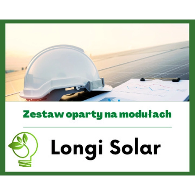 Fotovoltaisk sæt 10kWp LongiSolar med montage