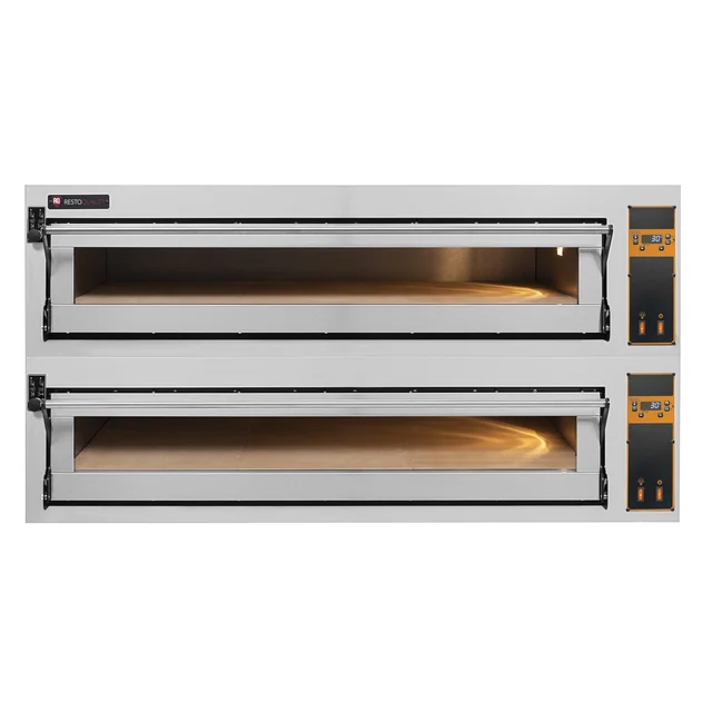 Four de cuisson à chamotte électrique modulaire | 8x600x400 | large | CUIRE D66/L (TRD66/L)