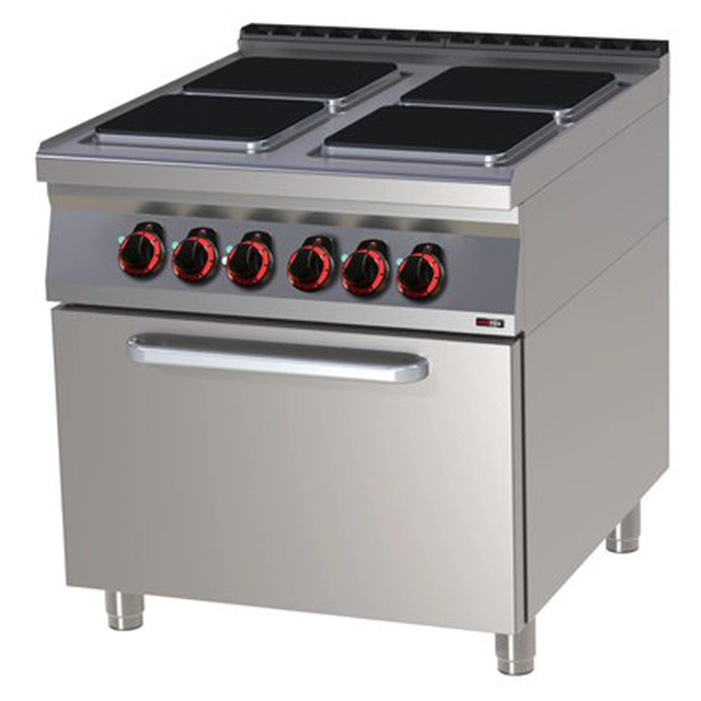 FR | Cuisinière électrique 14 kW + Four GN 2/1 REDFOX SPQT-90/80-21E