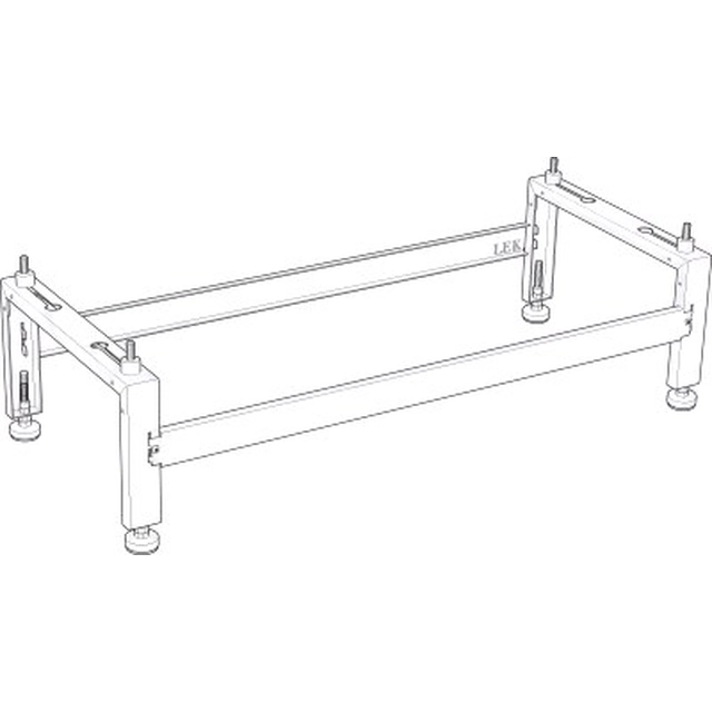 Frame for mounting the outdoor unit F2040 on the ground NIBE GSU 30