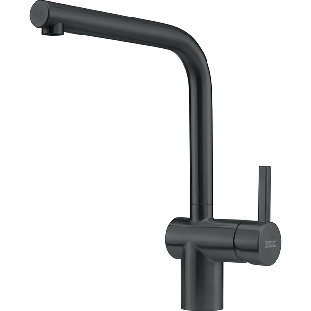 Franke Atlas Neo basin mixer, without pull-out shower, industrial black, Laminarstrahl