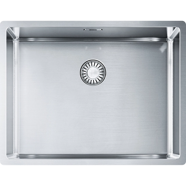 Franke Box stainless steel sink, BXX 210/110-54, manual valve