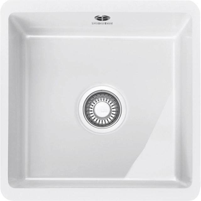 Franke Kubus ceramic sink, KBK 110-40, Glacier