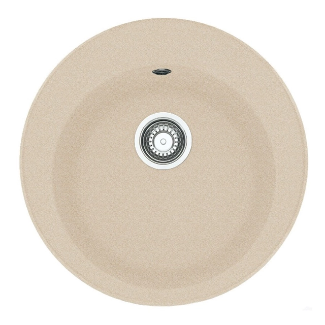 Franke Ronda granieten spoelbak, ROG 610-41, plugventiel, Beige