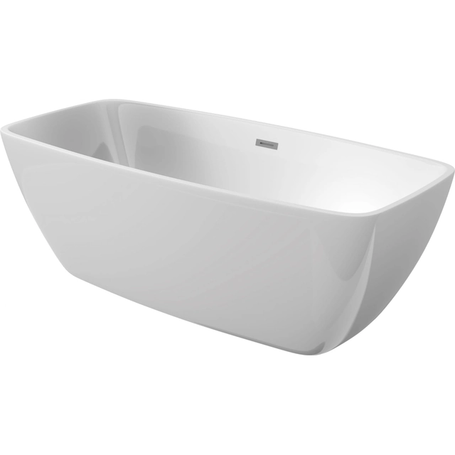 Free-standing acrylic bathtub Deante Anemon 150x72 cm square