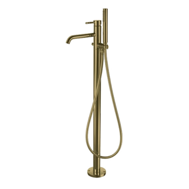 Free-standing bathtub faucet Palazzani Digit Color gold 12117953+99571799