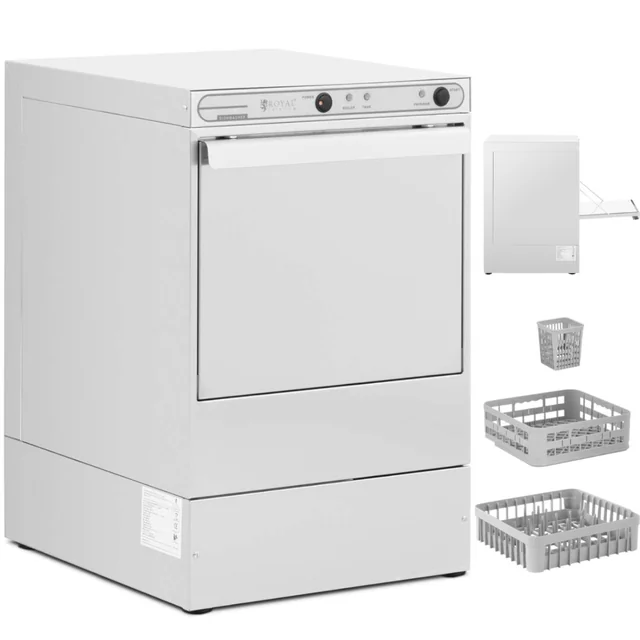 Free-standing glass dishwasher basket 40 x 40 cm to 30 cycles/h 2900 W