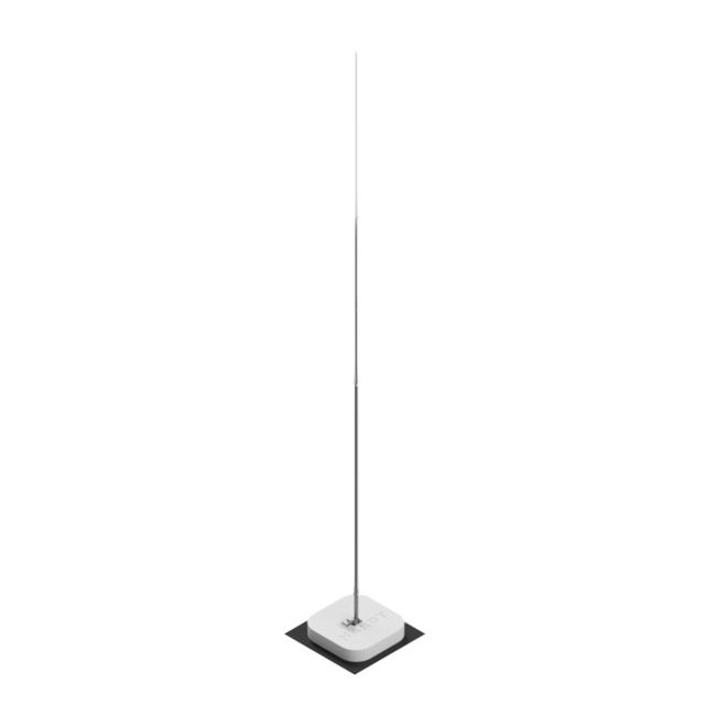 Free-standing single mast h=3500mm (stainless steel) /IN/