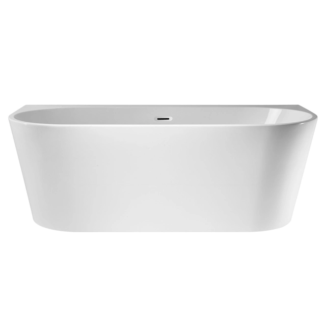 Free-standing wall-mounted bathtub Corsan E030 Mono wide edge 160 cm