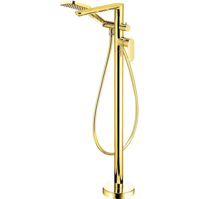 Freestanding bathtub faucet Deante Alpinia gold - Additionally 5% DISCOUNT on the code DEANTE5