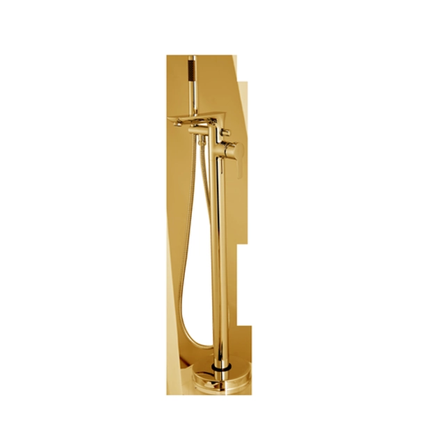 Freestanding bathtub fitting Invena Glamor gold