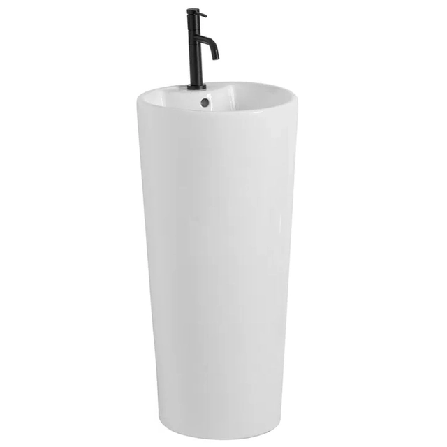 Freestanding ceramic washbasin BLANKA