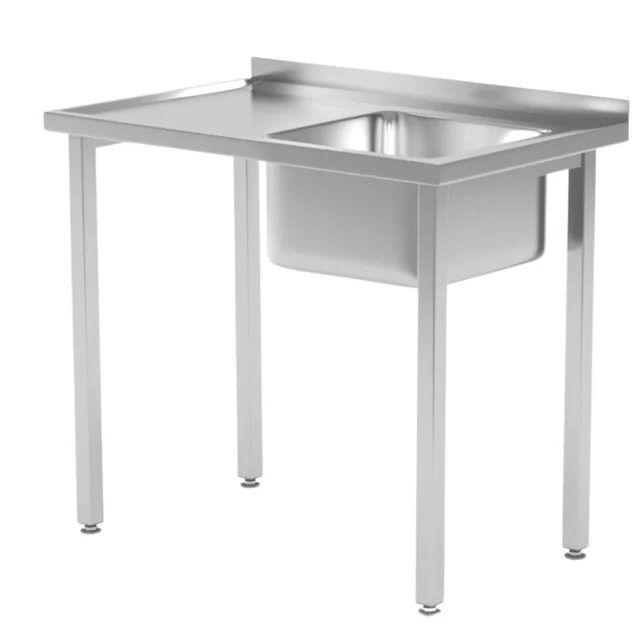 Fregadero para catering de acero inoxidable (P) 80x60 Hendi 816769