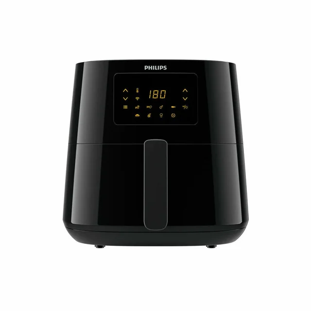 Freidora de aire caliente Philips HD9280/70 Negro Plata 2000 W 6,2 L