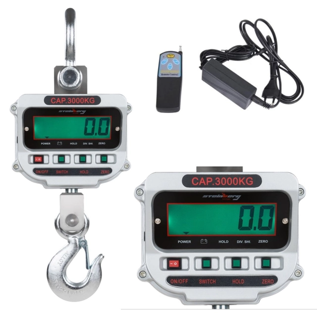 Freight hook scale up to 3 Ton - LCD