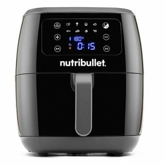 Friggitrice ad aria Nutribullet XXL Friggitrice digitale ad aria calda Nera 7 L 1800 W