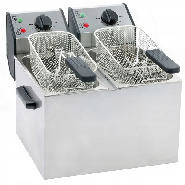 Friggitrice Professionale Roller Grill 2x5l 6400W Stalgast 777323