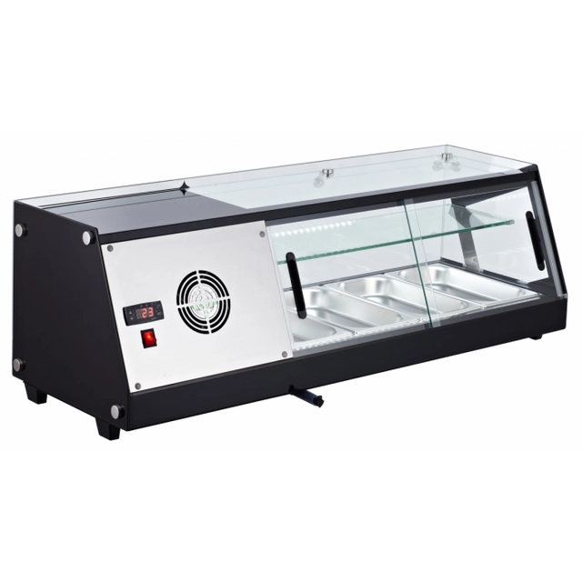 FRIGIDER VITRINA SUS 64L 5XGN1/3 INVEST HORECA RTS-64B SUSHI