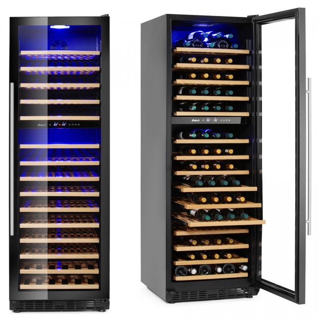 Frigo per vino 2-Strefowa 160 Bottiglie Hendi 237595