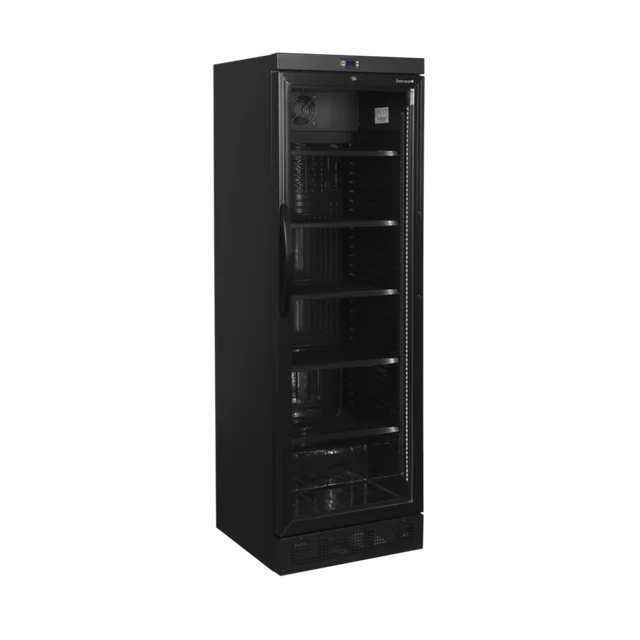 Frigorífico negro, mueble enfriador de botellas 358L CEV435 NEGRO