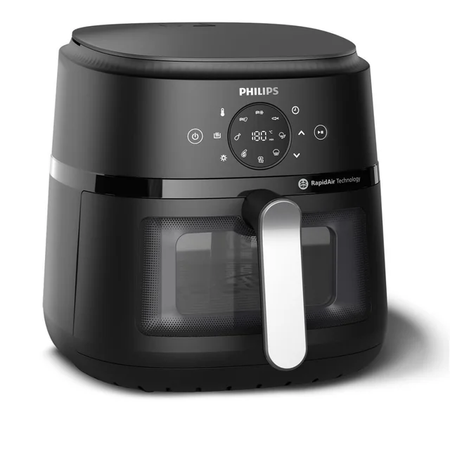 Friteuse à air chaud Philips NA231/00 Noir/Argent 1700 W