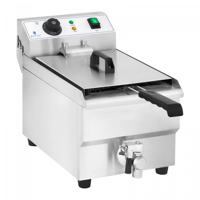 Friteuse électrique - 10 l - 3000 CHEZ ROYAL CATERING 10010688 RCEF 10EH-1