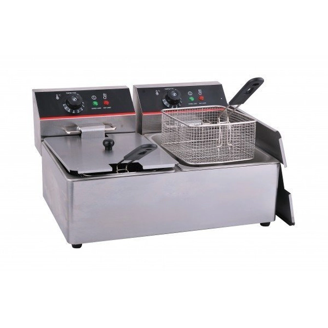 FRITEUSE ÉLECTRIQUE 2-KOMOROWA CAPACITÉ 2X11L INVESTIR HORECA TEF-11L-2 TEF-11L-2