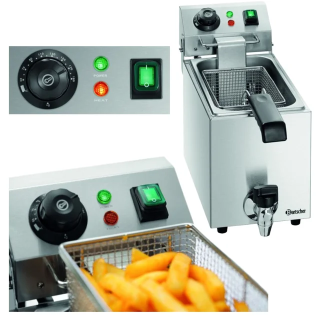 Friteuse électrique avec robinet 4l Bartscher A162820e