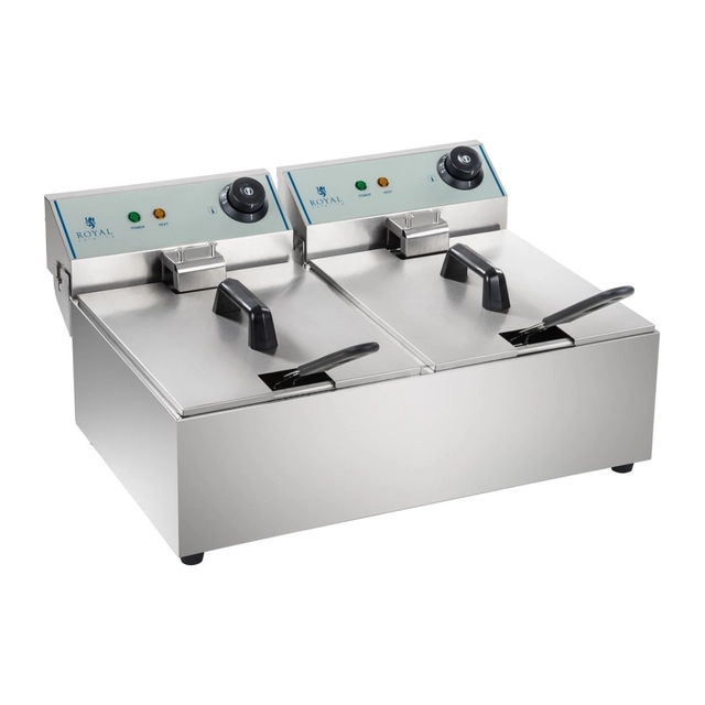 Friteuse électrique double 2x5L