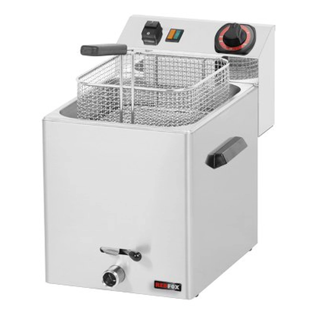 Friteuse met kraan 8L ed. 7 kg/u | Redfox FE - 07 V